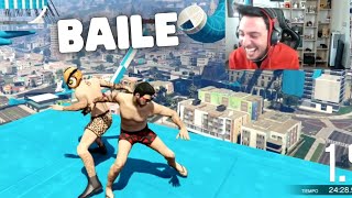 EL BAILE DEL TIFUS JAJAJA!! PARKOUR GTA V