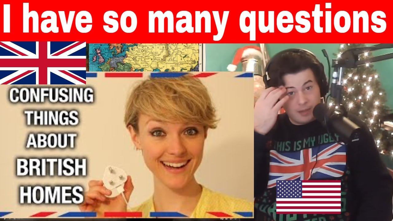 American Reacts Confusing Things About British Homes - Anglophenia Ep 28