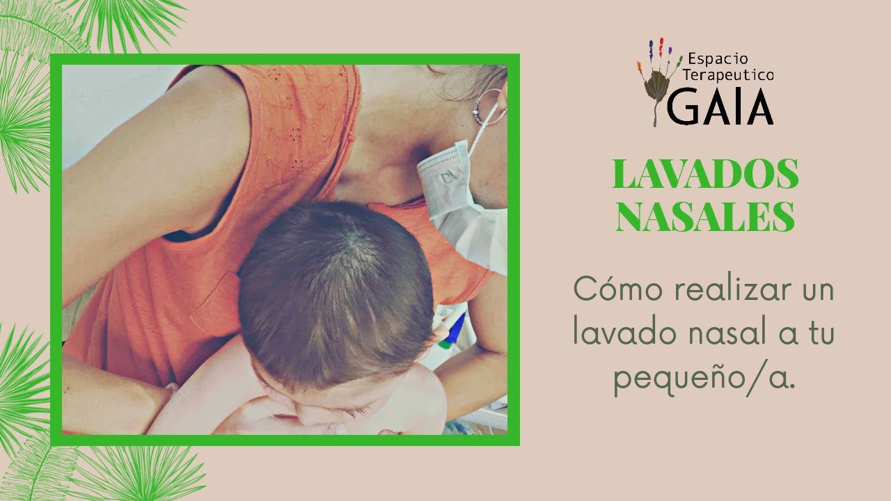 Cómo hacer un lavado nasal a un bebé con pera de goma? - Fisioterapia