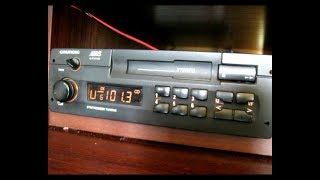 Grundig 1700VD radio samochodowe /Old Car radio test