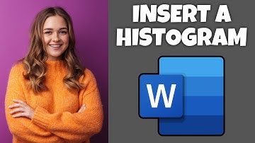 How To Insert A Histogram In Microsoft Word | Step By Step Guide - Microsoft Word Tutorial