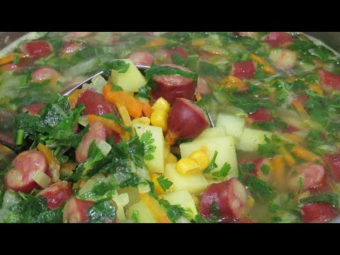 Быстрый СУП с Колбасками на обед! Просто и Вкусно и без заморочек!