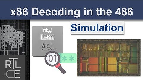 x86 Decoding Simulation in the 486