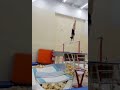 Maria minaeva training a mustafina dismount