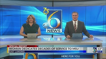 Woman dedicates years of service to MSU