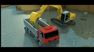 Crane Construction trucks | Train | Bridge repair