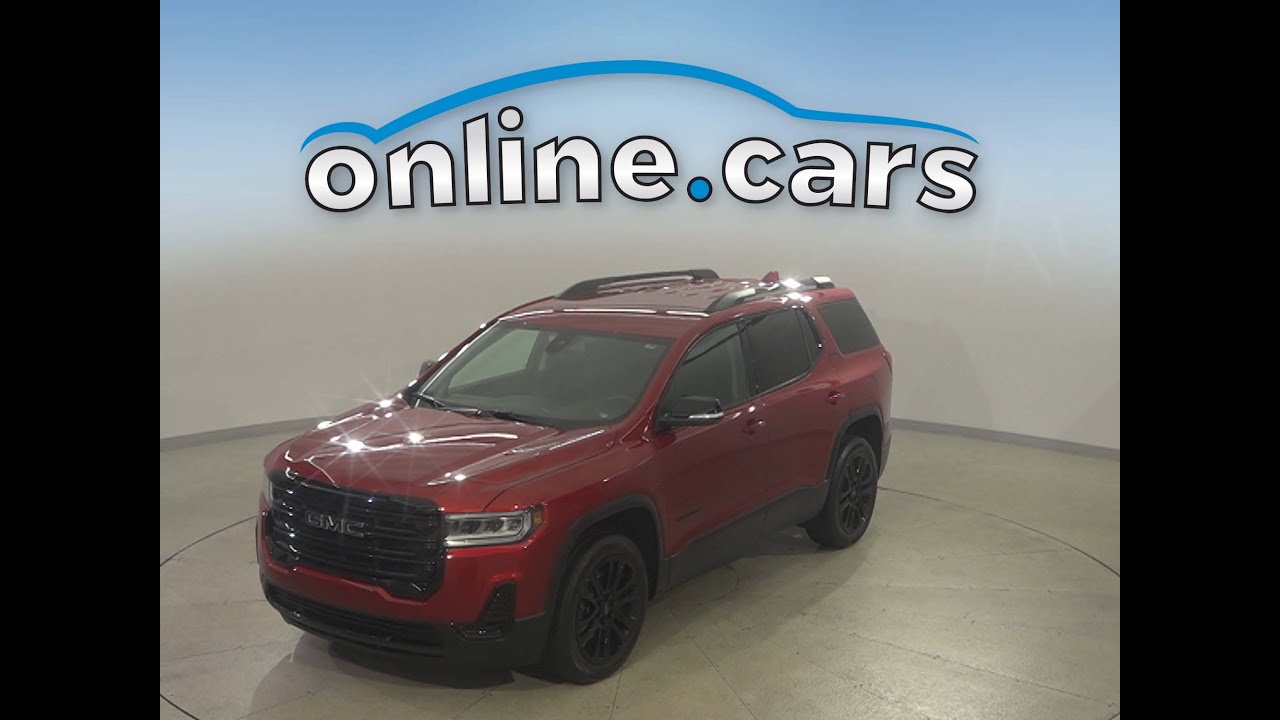 A58867HA Used 2023 GMC Acadia Red SUV Test Drive, Review, For Sale ...