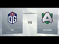 [RU] OG vs Alliance Game 2 (BO3)  ESL One Germany 2020