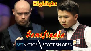 Gary Wilson vs Zhou Yuelong S/F Highlight BetVictor Scottish Open 2023 snooker