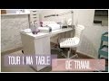 ROOM TOUR Ma Table de Travail pour Faux Ongles - 2017 | Melissa Easy Nails