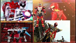 Super Sentai All Red Battlizers Dekaranger to Ryusoulger