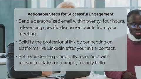 What Is The Best Way To Follow Up With Network Contacts?