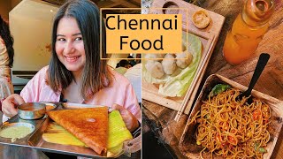 Chennai Food (Part 1) | Dosa, Ghee Pongal, Chicken 65, Lighthouse & More