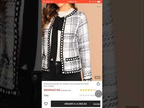 Chaqueta tweed de