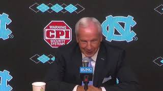Unc men's basketball: roy williams media day press conference