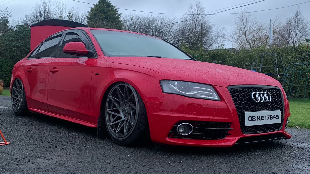 Audi A4 B8 Build in 9 minutes. Airride!! - YouTube