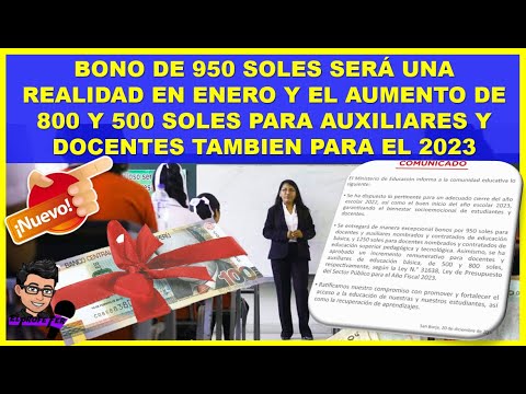 👉😱BONO DE S/.950