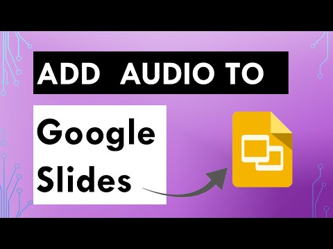 Video Insert Audio into a Google Slide - 2022 - youtube
