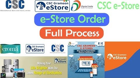 Grameen Estore order l How to order Csc Grameen Estore product through Digital Seva portal l process