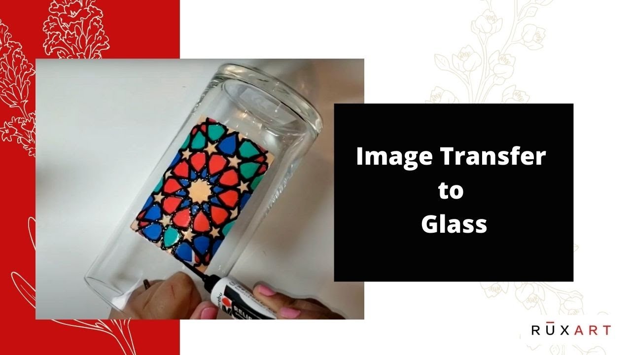 Image Transfer to Glass. Laser print image transfer. Window clings. Mod