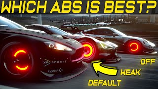 🧐 Which ABS Setting is BEST? Default, Weak or OFF? || GT Sport