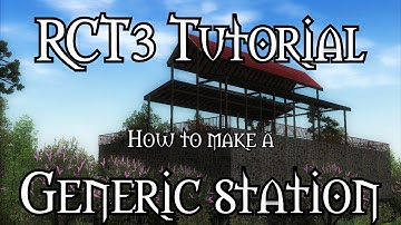 RCT3 - Realistic Station Tutorial (Modern & Generic + Downloads)