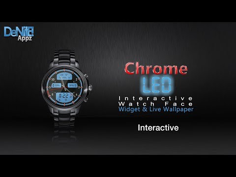 Chrome LED HD Watch Face