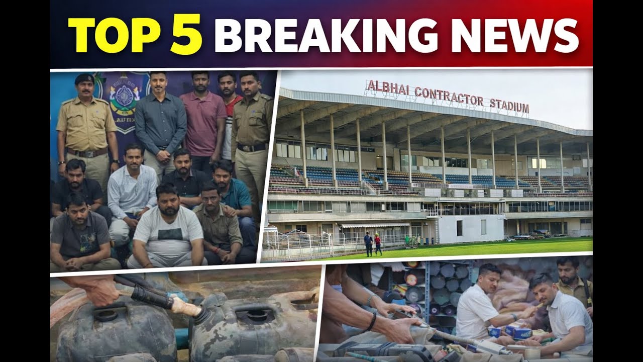 🔥 TOP 5 SURAT BREAKING NEWS TODAY | Crime, Scam, Big Action & ISPL Update 🔥