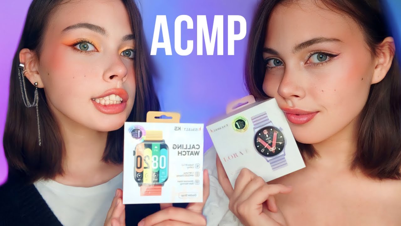 АСМР 💕🦋мурашечный ОБЗОР ЧАСОВ KIESLECT KS CALLING WATCH + LORA 2 И РОЗЫГРЫШ!!!!