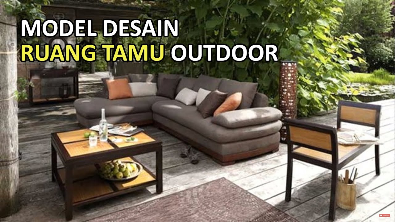 Model Desain Ruang Tamu Outdoor YouTube