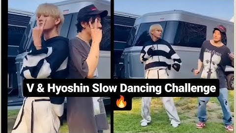BTS V /Taehyung & Park Hyoshin Slow Dancing Challenge 🤩🔥