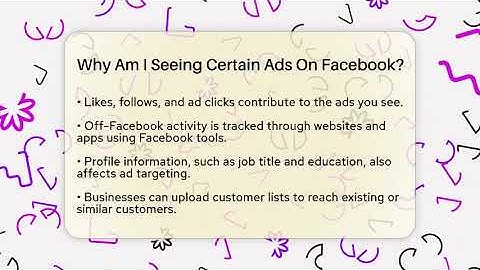 Why Am I Seeing Certain Ads On Facebook? - Everyday-Networking