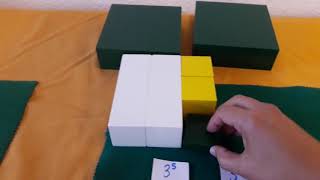 Thumbnail image for Multiplicación de potencias de la misma base usando material montessori