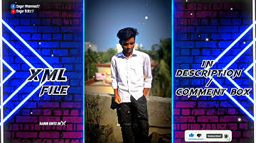 mc stan xml file || ALIGHT-MOTION NEW XML FILE🗂️||Xml By @shadowsagor #xml #trending