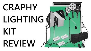 Craphy Continuous Video Lighting Kit with Backdrop Review