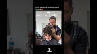 Francisco, the barber  , brings incredible joy to kids who’ve lost their hair,  makeovers. 💇‍♂️