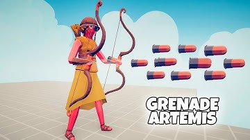 GRENADE ARTEMIS vs EVERY FACTION | TABS Totally Accurate Battle Simulator