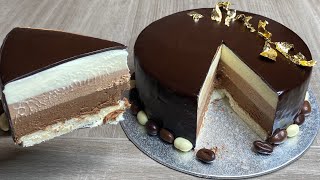 3 chocolats rapide et facile 🍫 - Délicieux dessert pour la famille ou les invités 🍫 screenshot 1