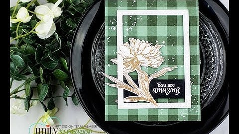 Unity Quick Tip: Pattern Paper, Paint Splatters & Gold