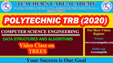 POLYTECHNIC TRB 2020 : CSE - DATA STRUCTURES AND ALGORITHMS (TREES)