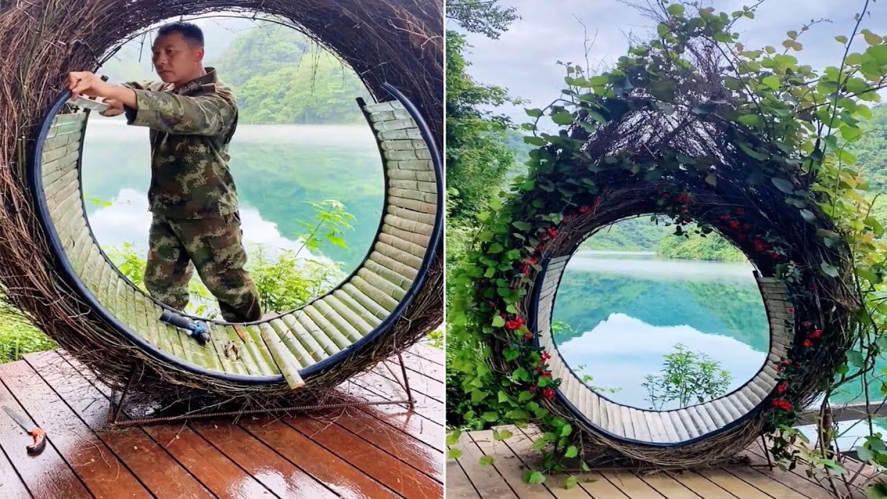 Creative idea craft use Bamboo Make swing , Chair, DIY 2021 YouTube