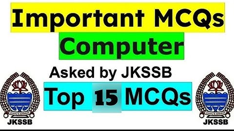 #Computer #MCQs Practice|| #VLW , #FAA #jkssb #mocktest_jkssb
