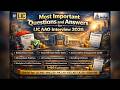 (Part 7) Most Important LIC AAO Interview Questions 2026 | PYQs on LIC AAO, Reinsurance, ICR, ALM |