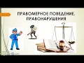 4 6  Правомерное поведение  Правонарушеня