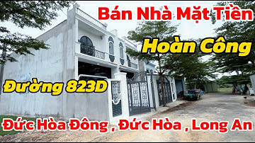 Bán nhà Đức Hòa Đông , Đức Hòa , Long An . Ngay đường 823D .