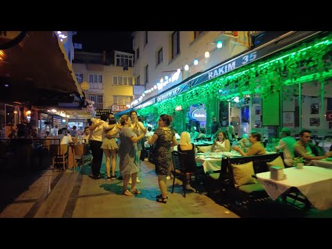 Nightlife in Alsancak/Izmir, Turkey, Summer 2021