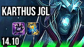 KARTHUS vs NOCTURNE (JGL) | 13/4/10, Rank 11 Karthus | KR Grandmaster | 14.10