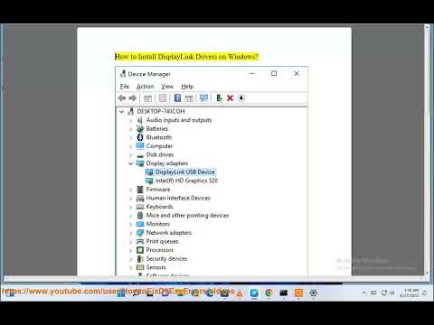Download & Install DisplayLink Drivers on Windows