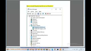 Download & Install DisplayLink Drivers on Windows