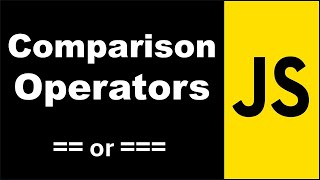 Comparison operators in javascript
